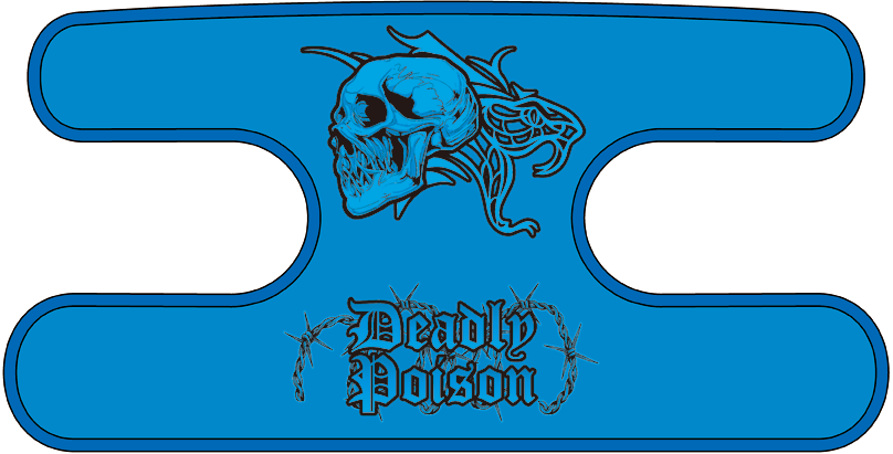 ハンドラップ Deadly Poison ブルー