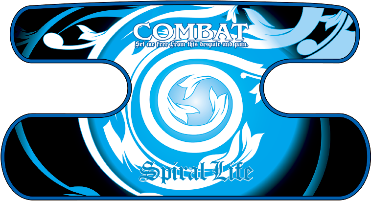 ハンドラップ Spiral Combat ブルー